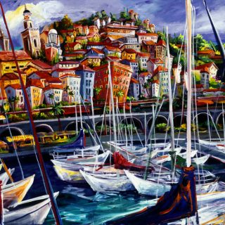 Travel Art Print Menton