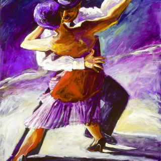 Tango Dancers, sold