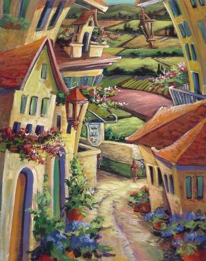 Art Prints Italy Villages