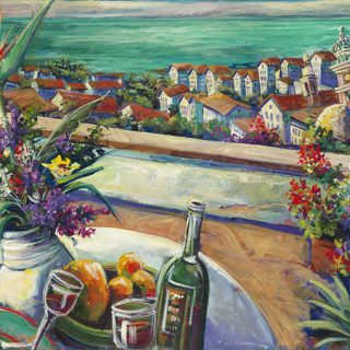 Veranda Views, Mexico Print