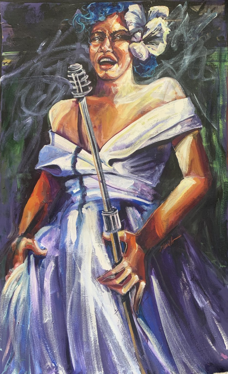 JAZZ SINGER PAINTINGS