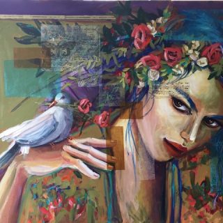 She Is A Woman As Gentle As A Dove, Yet As Powerful As A Lioness, Original