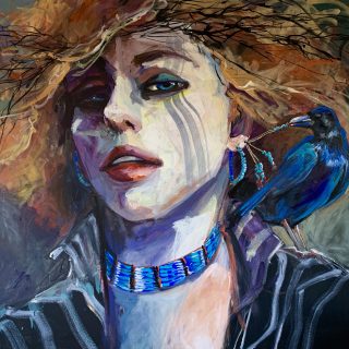 Woman portrait paintings