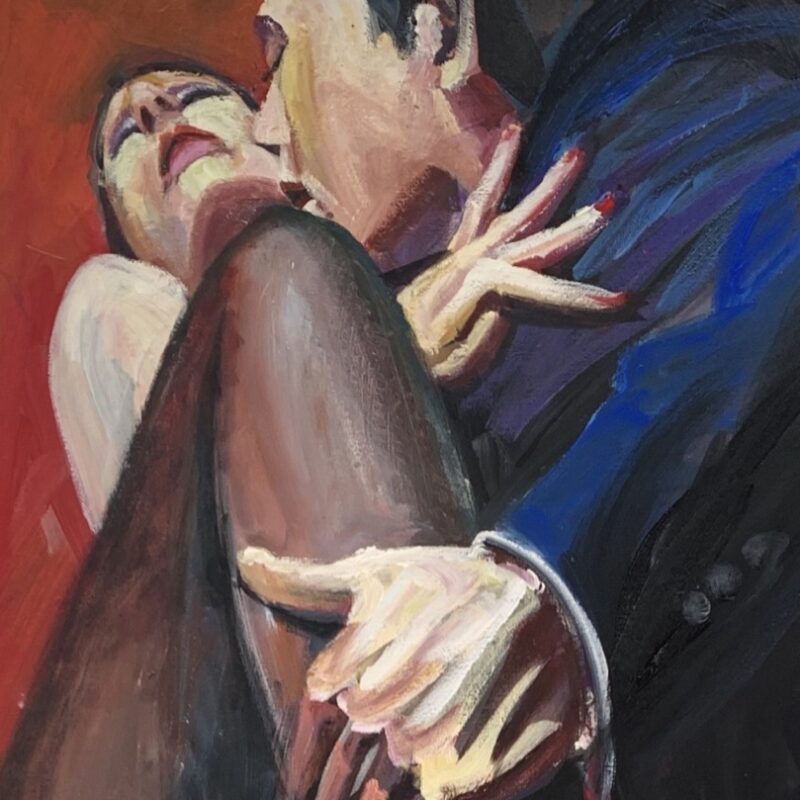 tango dancer paintings
