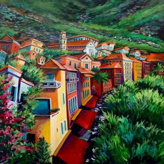 French Riviera Art Print