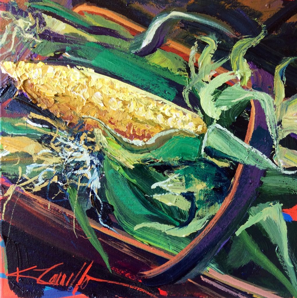 Kitchen Art Print Corn