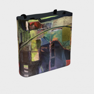 Abstract V, Designer Tote