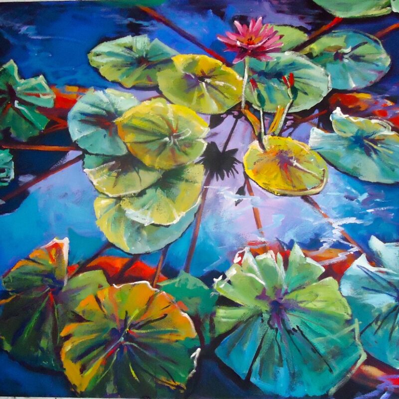 flower Painting Water Lily
