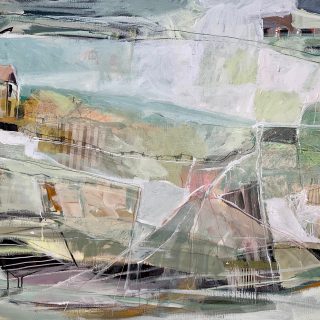 original abstract painting cabanas