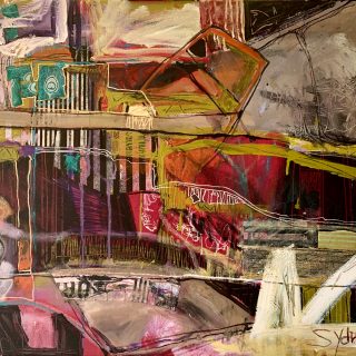 abstract painting on canvas carrillo