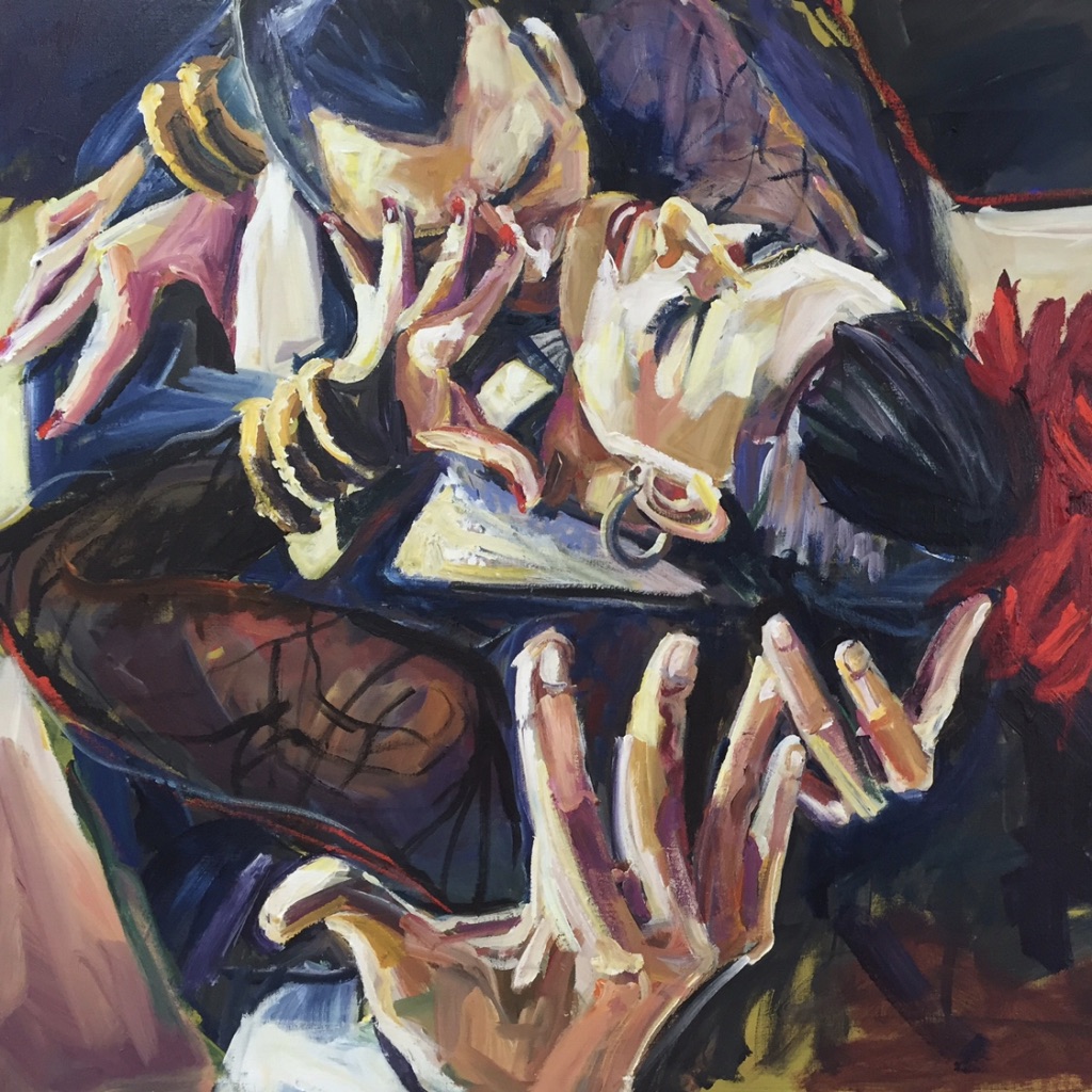 tango dancer painting
