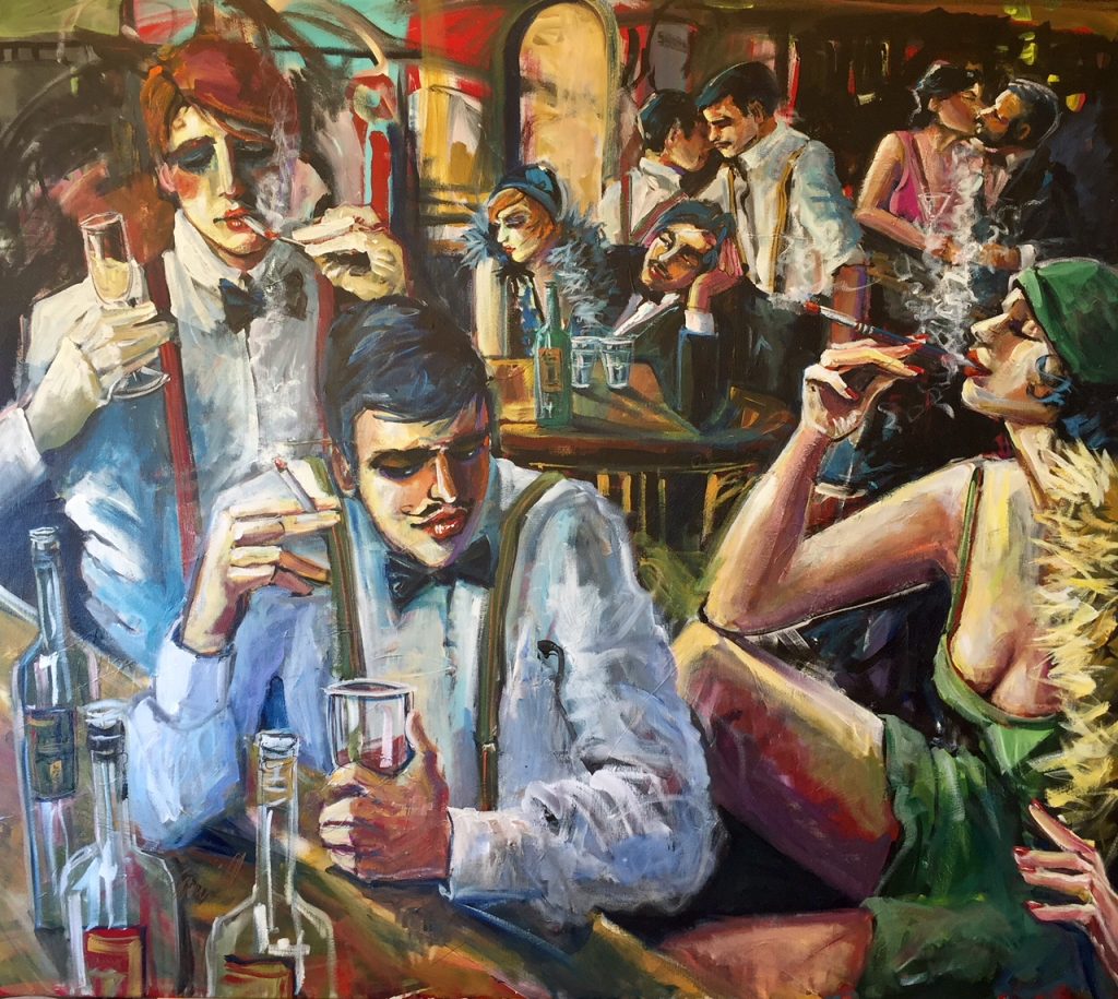 jazz/cabaret paintings