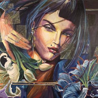 Abstract portrait defiance