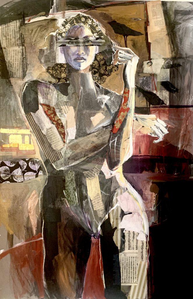 female figure painting Symbosis