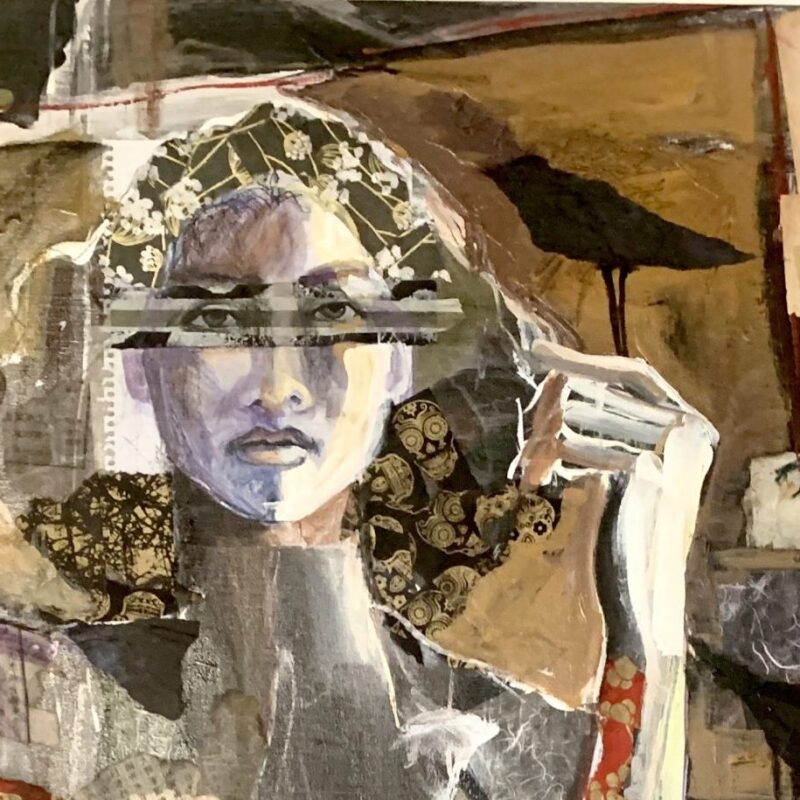 female figure painting Symbosis