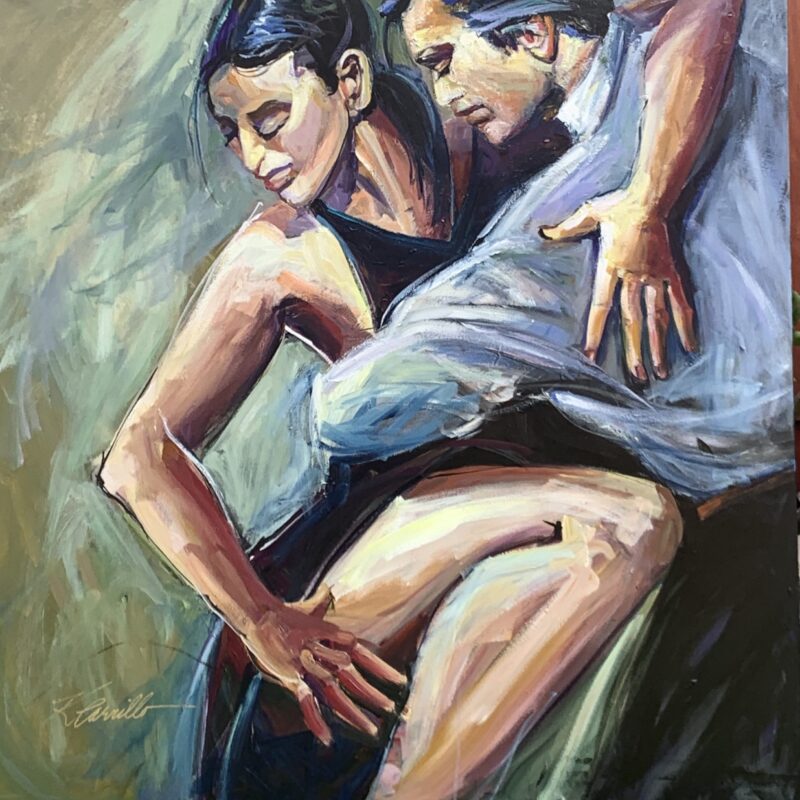 tango dancers art