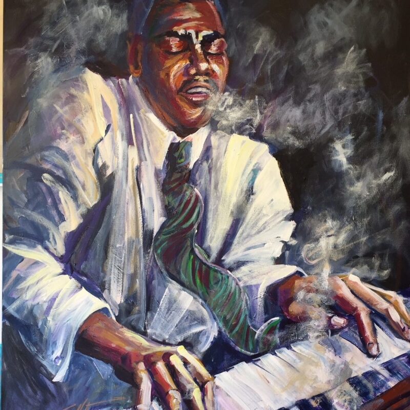piano jazz painting