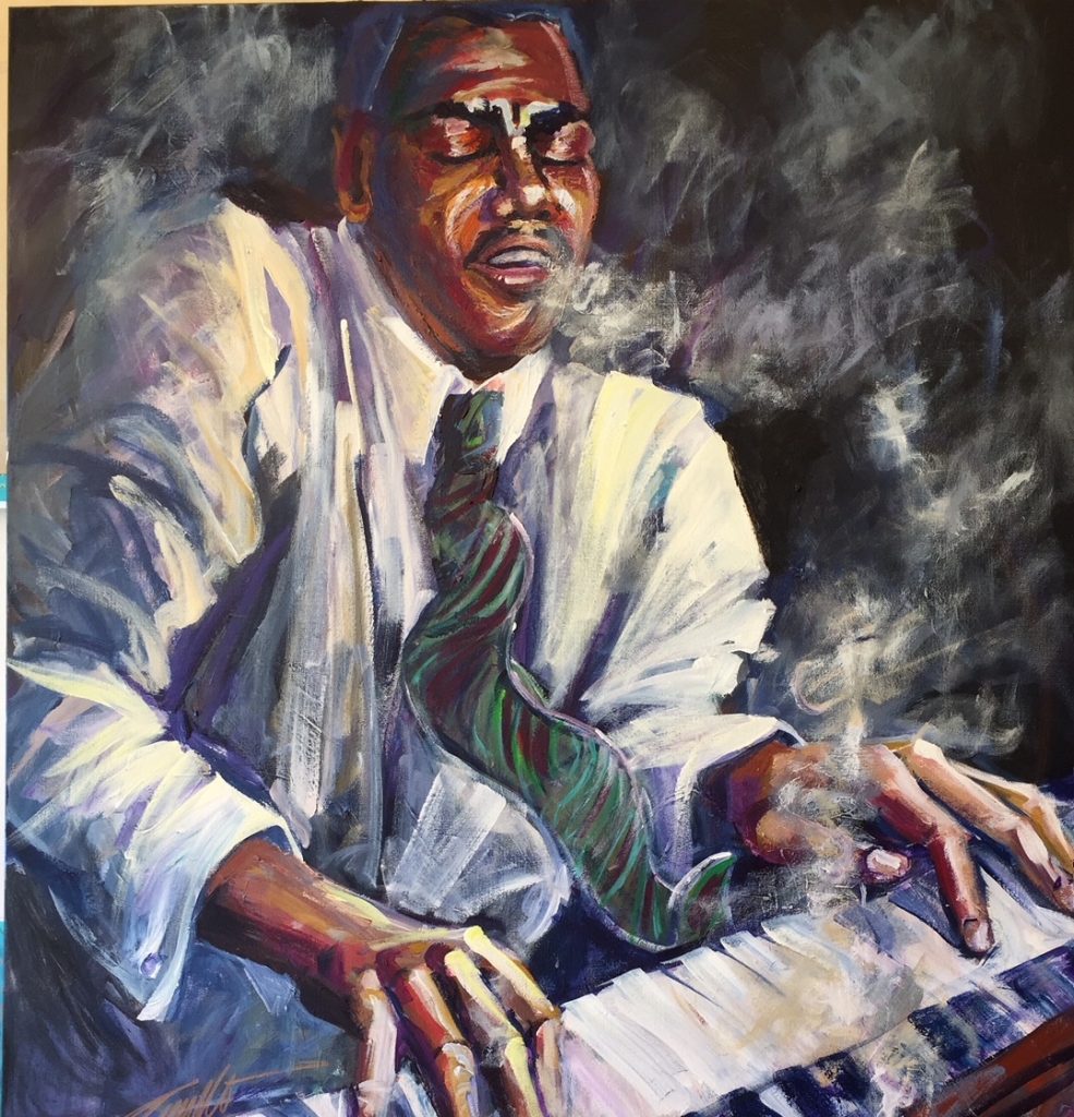 piano jazz painting