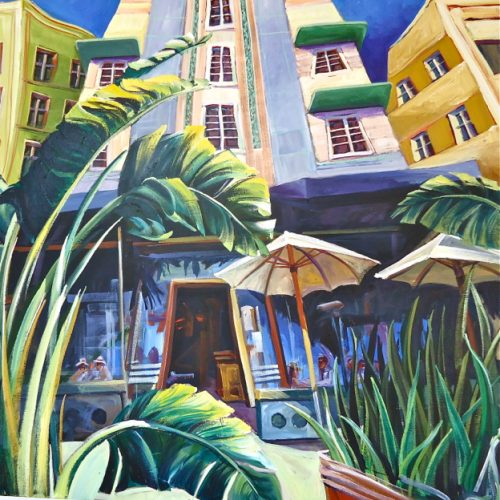 Deco Miami painting