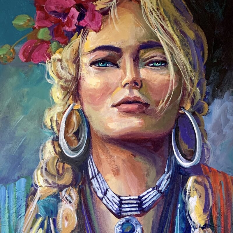southwest paintings women