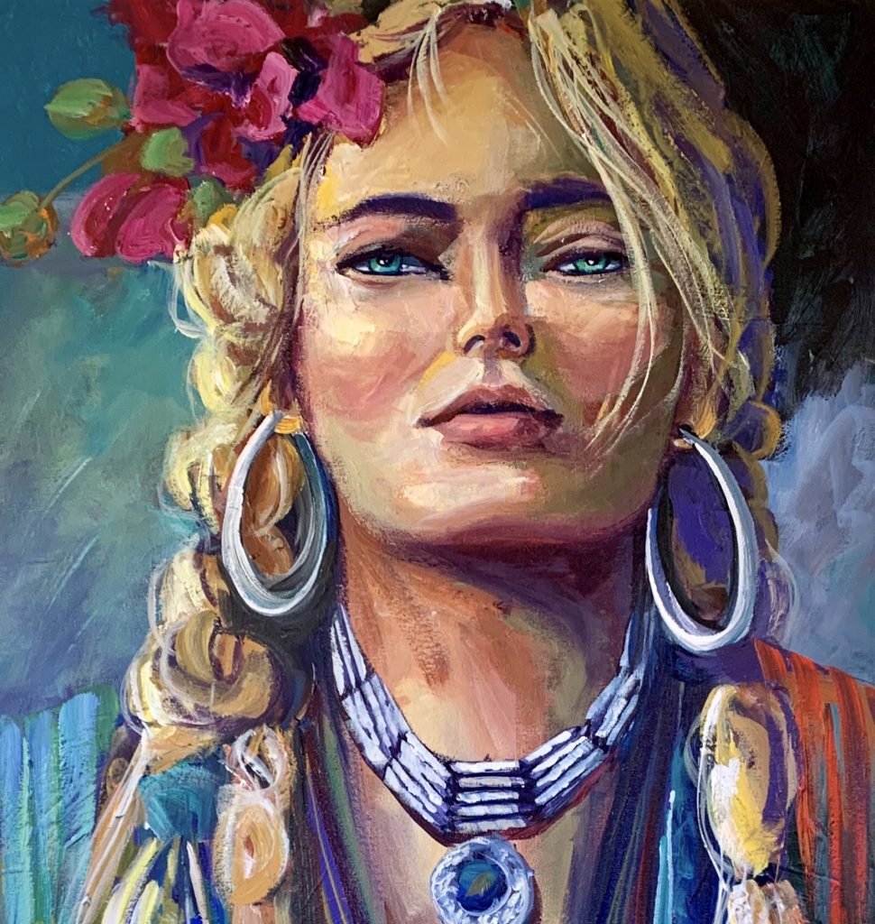 southwest paintings women