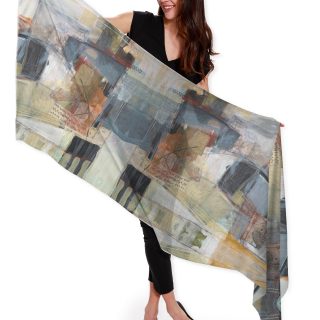 wearable fine art shawl