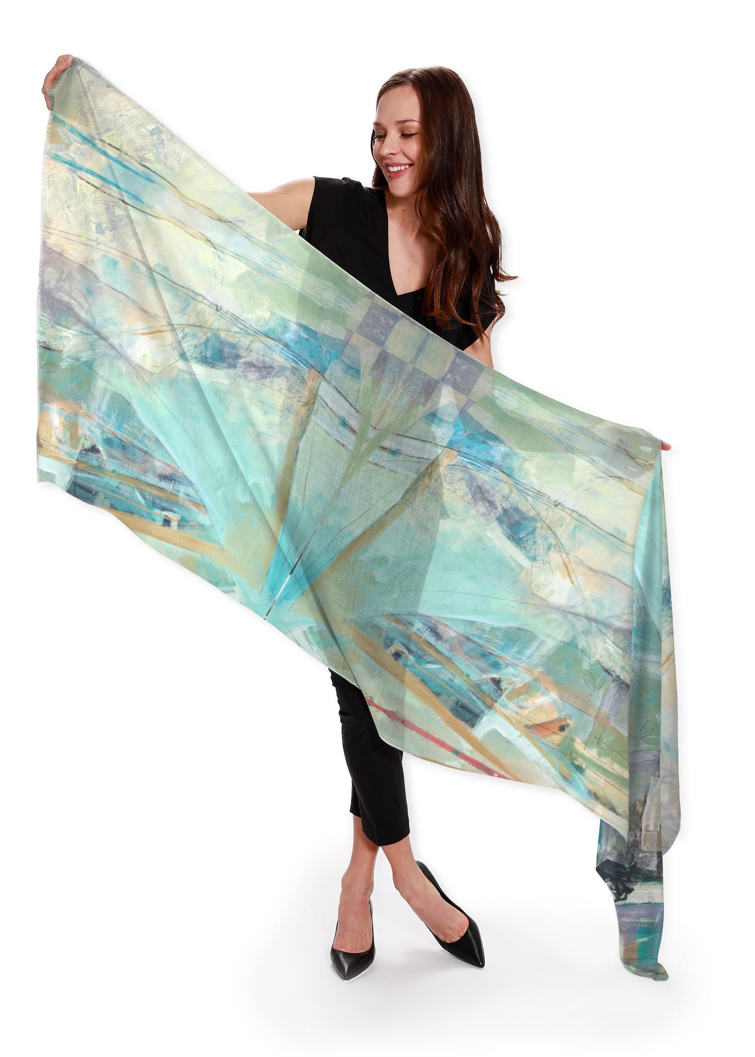 Cashmere fine art shawl