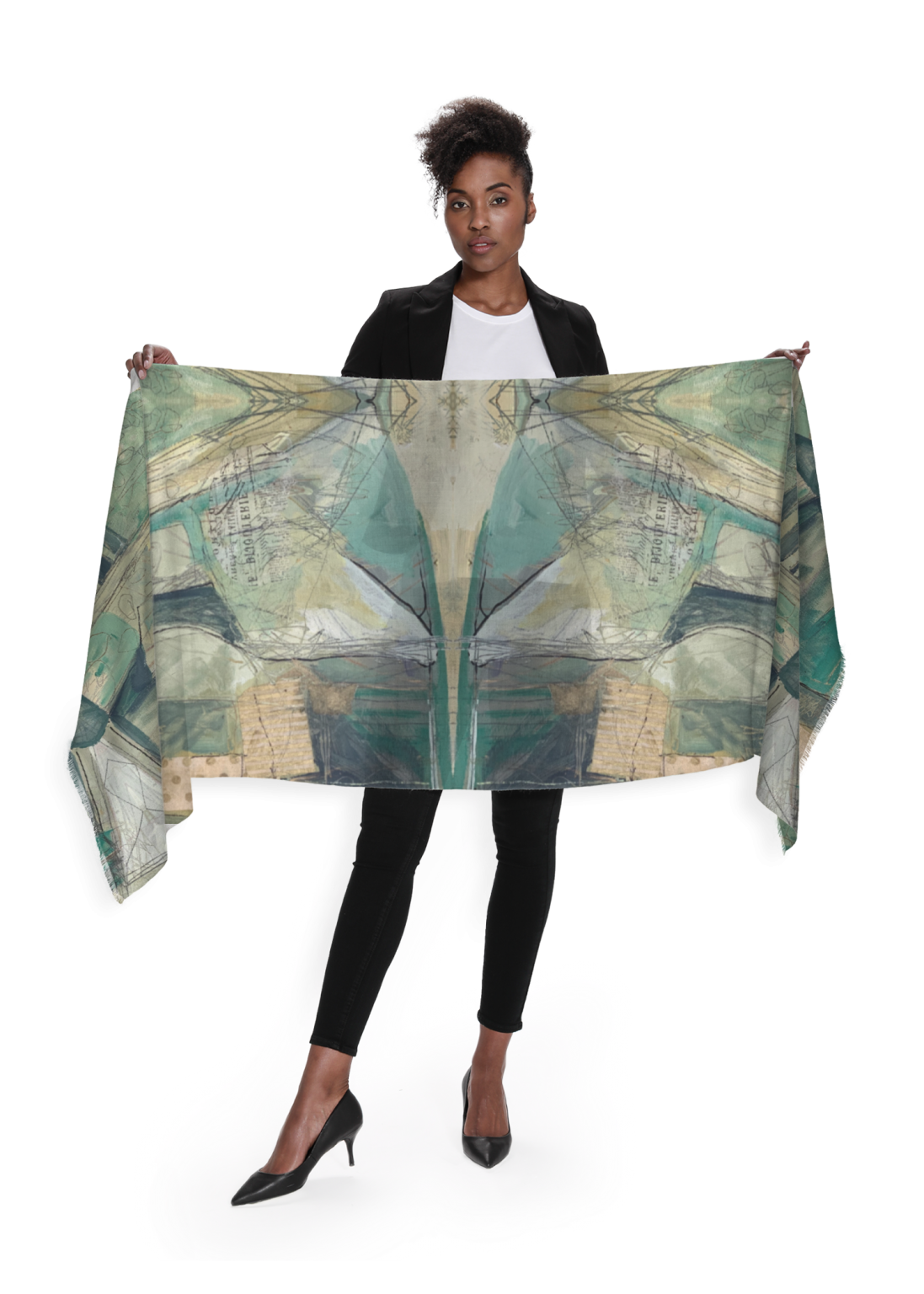 wearable art cashmere shawls