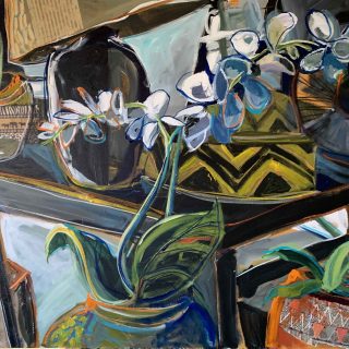 abstract interior painting