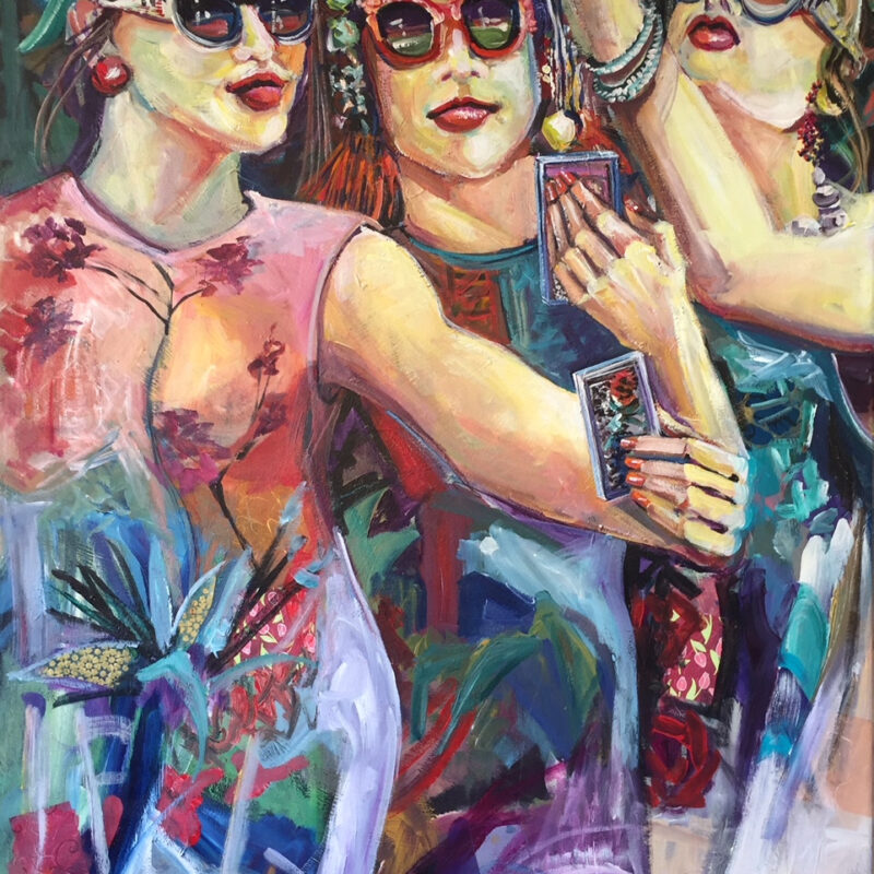 Paintings of friends and divas