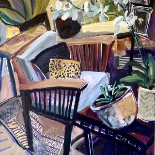 paintings of whimsical interiors