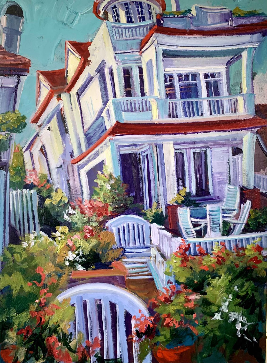 Island Cottage Paintings