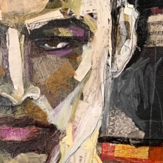 VALENTINO PORTRAIT PAINTING