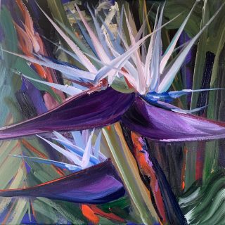 TROPICAL FLOWER ART PRINTS