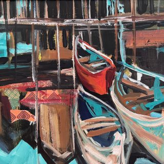 art prints boats