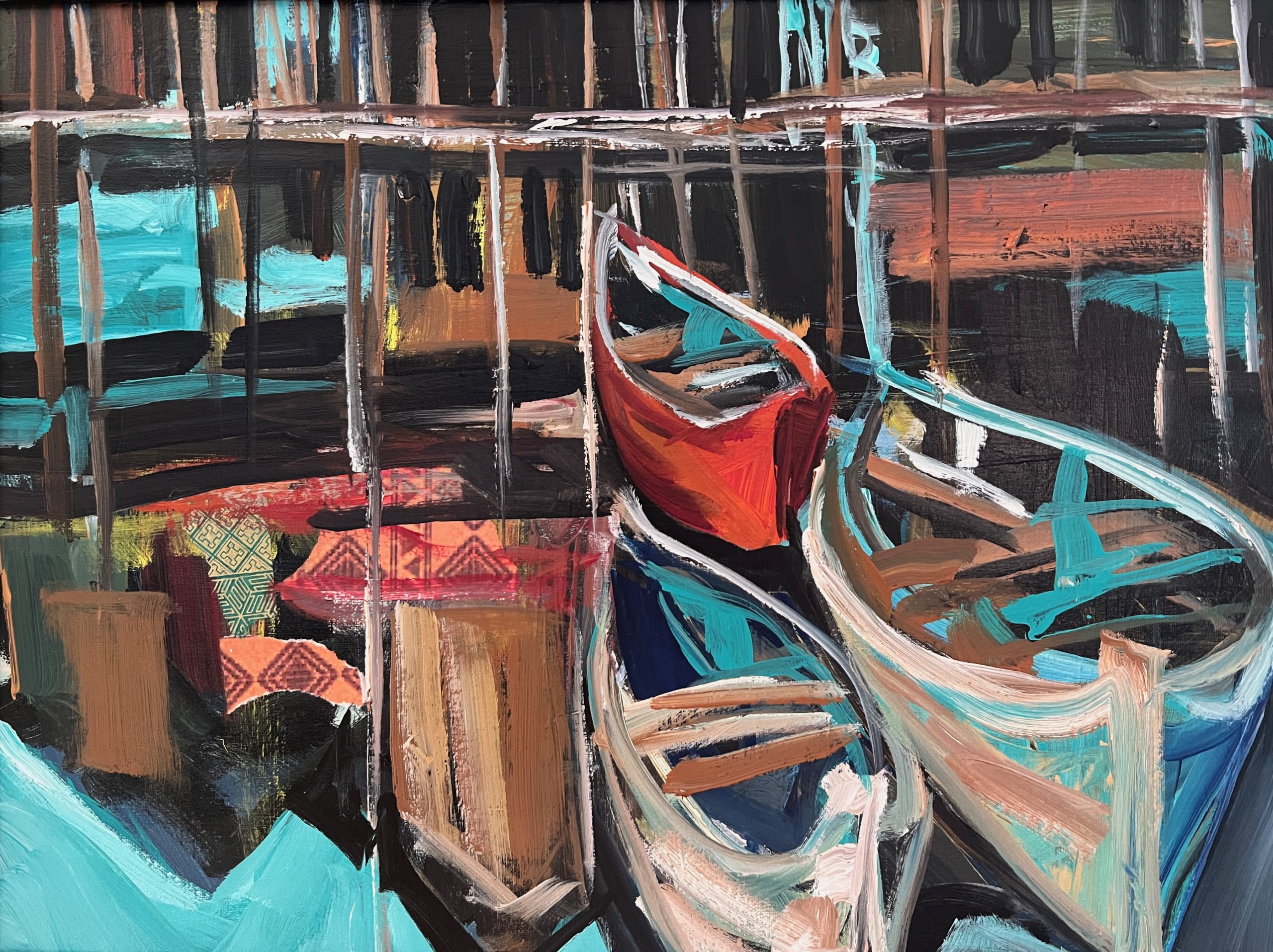 art prints boats