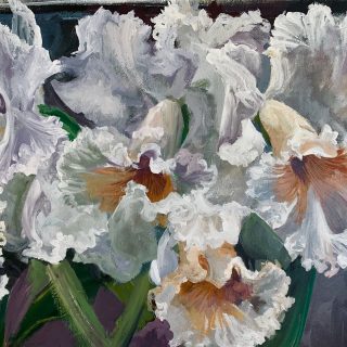 WHITE ORCHID ART PRINT