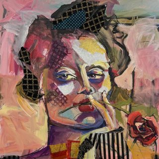 Painting Art Prints Of Faces woman portrait