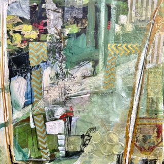 Abstract acrylic paintings carrillo