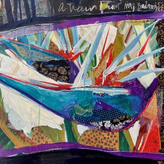 abstract flower painting