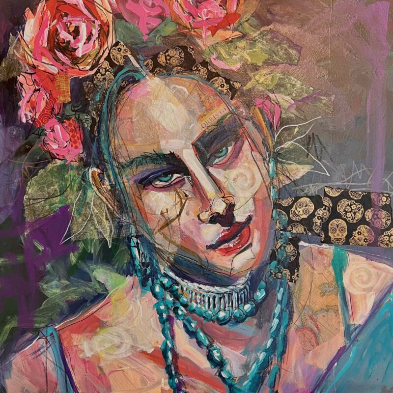 Painting Art Prints Of Faces WOMAN PORTRAIT