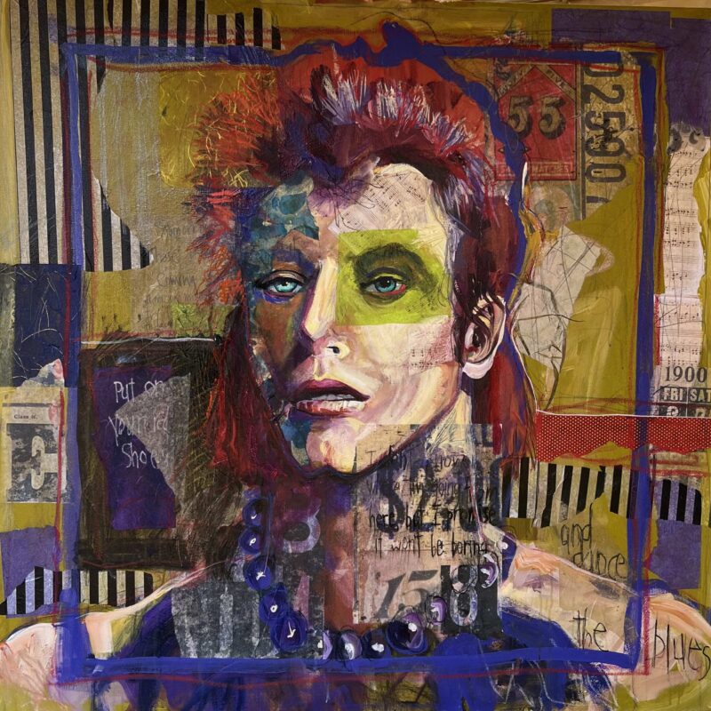 Painting Art Prints Of Faces , David Bowie