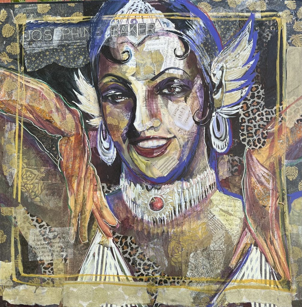 Painting Art Prints Faces Josephine Baker