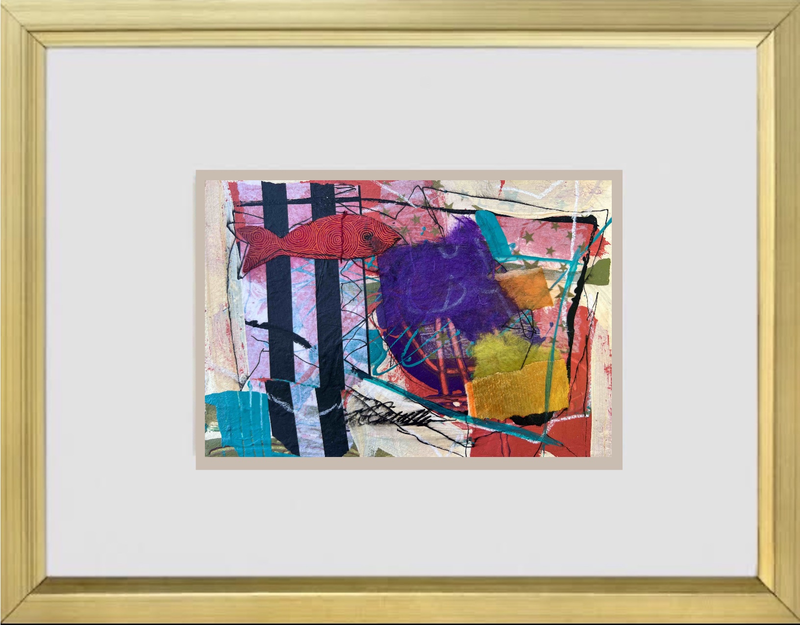 Small Abstract Frame Paintings