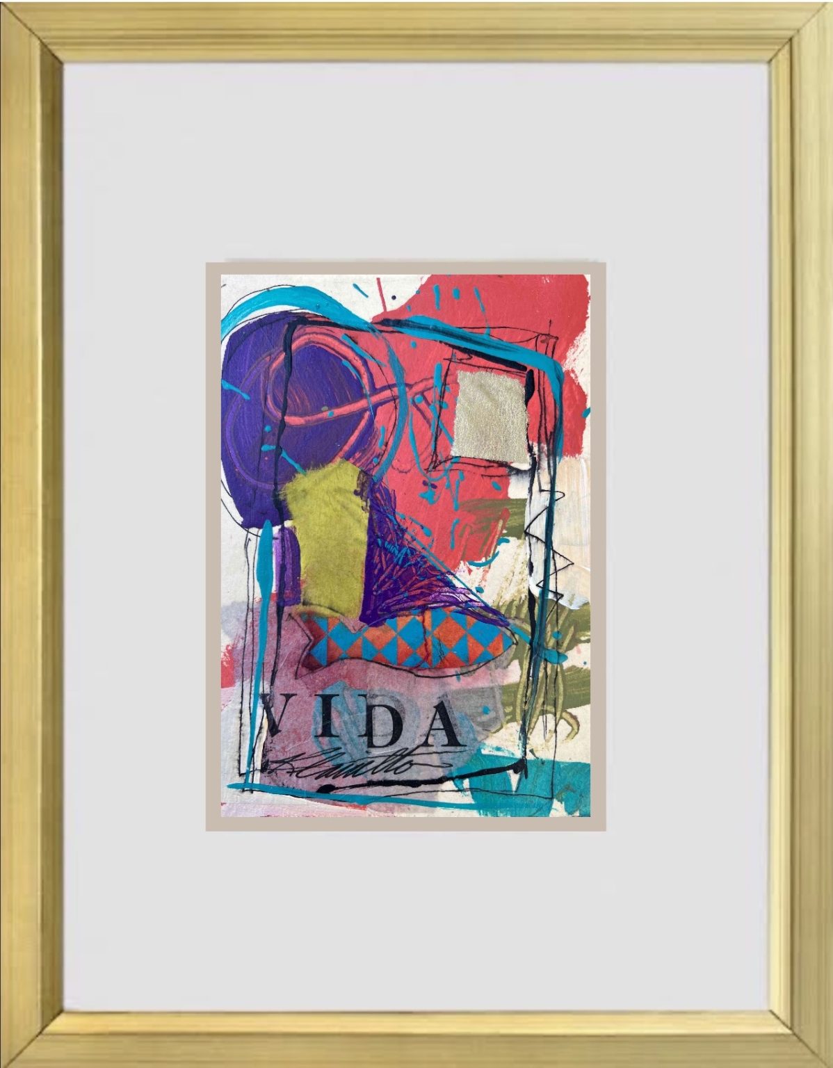 framed abstract originals