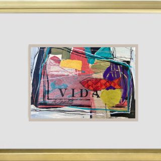 Small Framed Abstract Painting