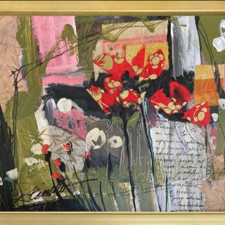 SMALL FRAMED ABSTRACT PAINTINGS