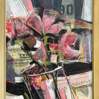 SMALL FRAMED ABSTRACT PAINTINGS