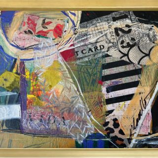 SMALL FRAMED ABSTRACT PAINTINGS