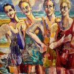 painting Beachboy friends